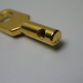 9*29 swimming gold chrome plated