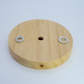 Wooden base is suitable for table lamps, lamps, etc., natural wood color 120x20