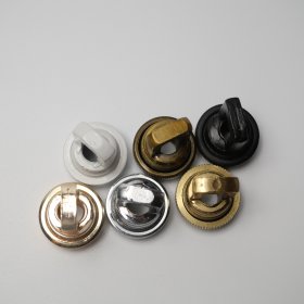 Black and white chrome-plated French gold gold bronze principal gold ring 30*40 outer teeth M22 inner teeth M12