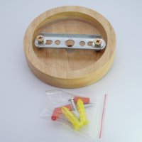 Wooden suction cup holder is suitable for chandelier hangers, lamps, etc., wood color, surface hanging 100x20
