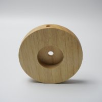 Wooden base is suitable for table lamps, lamps, etc., natural wood color 100x20