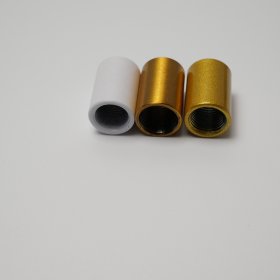 Black and white gold bronze natural color chrome-plated sand nickel swimming gold spray paint gold French gold mother 13*20 M10 inner teeth straight barrel