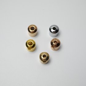 Black and white gold ancient chrome-plated French gold and copper natural color lock line buckle bushing nozzle 12*13
