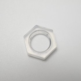 M10 transparent plastic nut