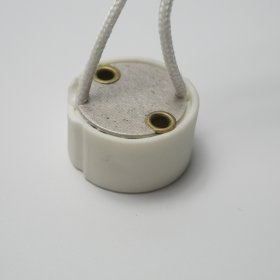 G10 ceramic lamp holder braided wire