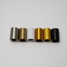 Black and white gold bronze natural color chrome-plated sand nickel swimming gold spray paint gold French gold mother 13*20 M10 inner teeth straight barrel