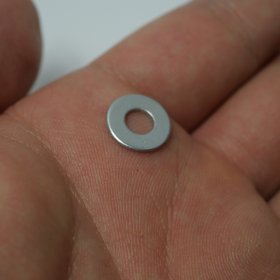 12*15mm hole small round pad, color silver