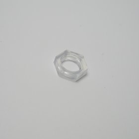 M10 transparent plastic nut