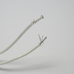 G10 ceramic lamp holder braided wire