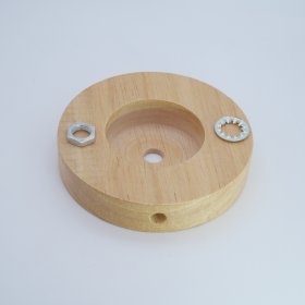 Wooden base is suitable for table lamps, lamps, etc., natural wood color 120x20
